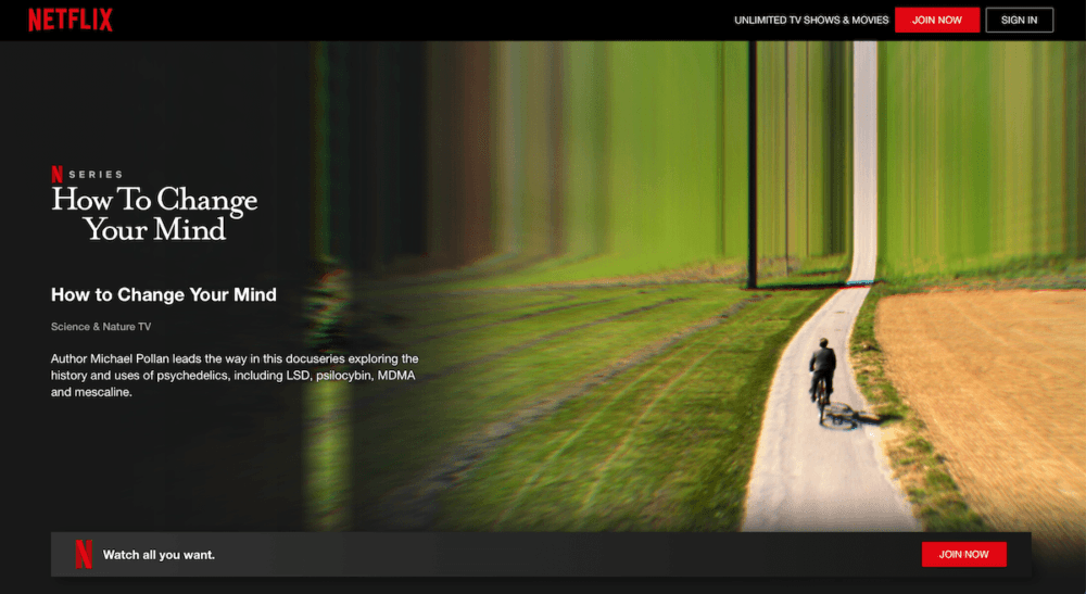 Psychedelic Healing on Netflix Docuseries